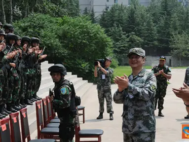 Citizen6, China: Latma yang telah berlangsung selama 15 hari di Kawasan Lanlatdu Jinan China, diikuti oleh 144 personel Kopassus Indonesia dan PLA serta pendukung lainnya. (Pengirim: Badarudin Bakri).