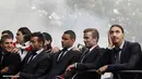 Para Pemain Paris Saint-Germain merayakan parade setelah menjuarai Liga Prancis