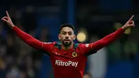 Sebagai salah satu klub anggota Big Six di Premier League, Chelsea tercatat menjadi klub yang sukar dikalahkan saat bermain di stadion kebanggaan mereka, Stamford Bridge. Namun demikian, tetap saja Chelsea pernah dipermalukan di kandangya dengan kebobolan banyak gol lewat aksi hattrick pemain lawan. Berikut ini 4 pemain yang sukses mencetak hattrick sekaligus mempermalukan Chelsea di kandangya di era Premier League. (AFP/Ben Stansall)