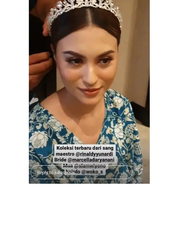 8 Potret Pernikahan Marcella Daryanani, Gunakan Gaun Bertabur Swarovski