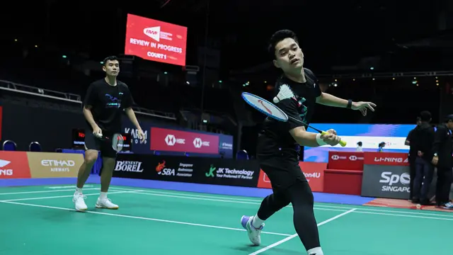 Leo Rolly Carnando/Bagas Maulana - Singapore Open 2025 - Bulu Tangkis