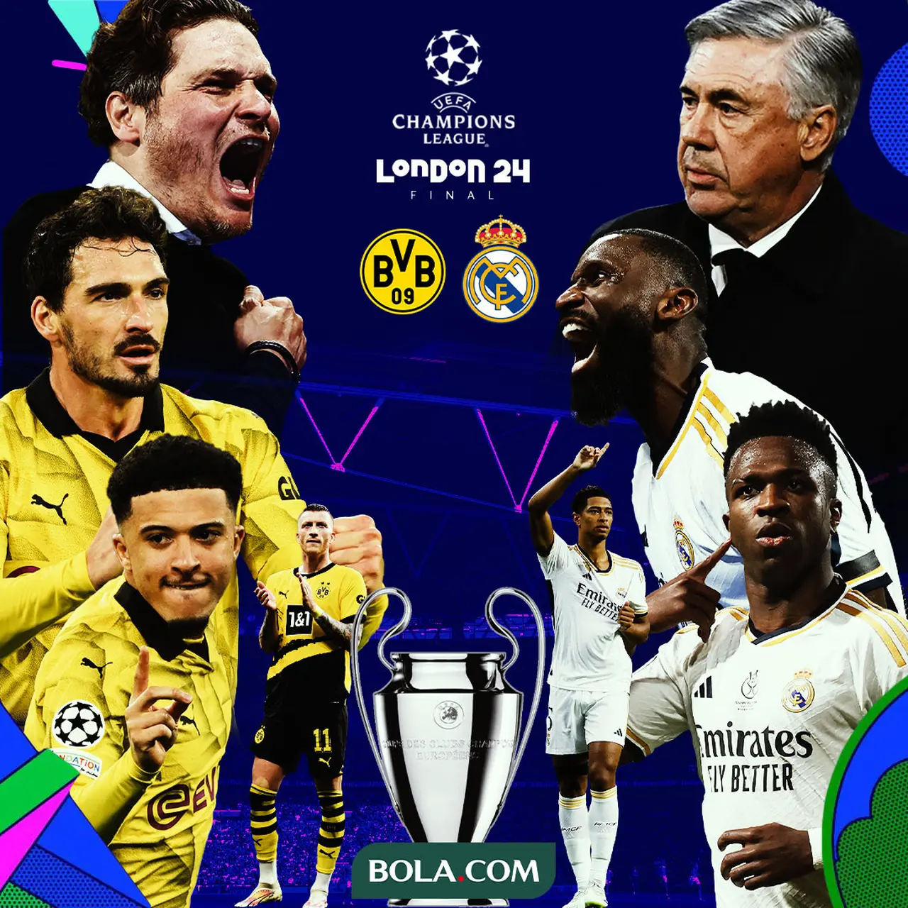 Saksikan Live Streaming dan Siaran Langsung Final Liga Champions Malam