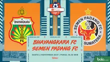Shopee Liga 1 - Bhayangkara FC Vs Semen Padang FC (Bola.com/Adreanus Titus)