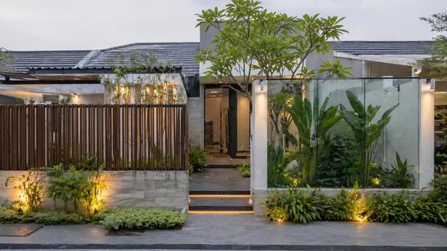 Desain Rumah Tanpa Pagar Tapi Tetap Aman (AI)