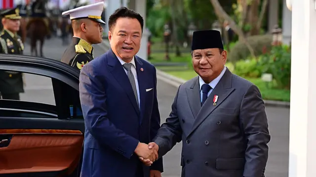 Presiden RI Prabowo Subianto dan Perdana Menteri (PM) Thailand Anutin Charnvirakul (Biro Pers Sekretariat Presiden)