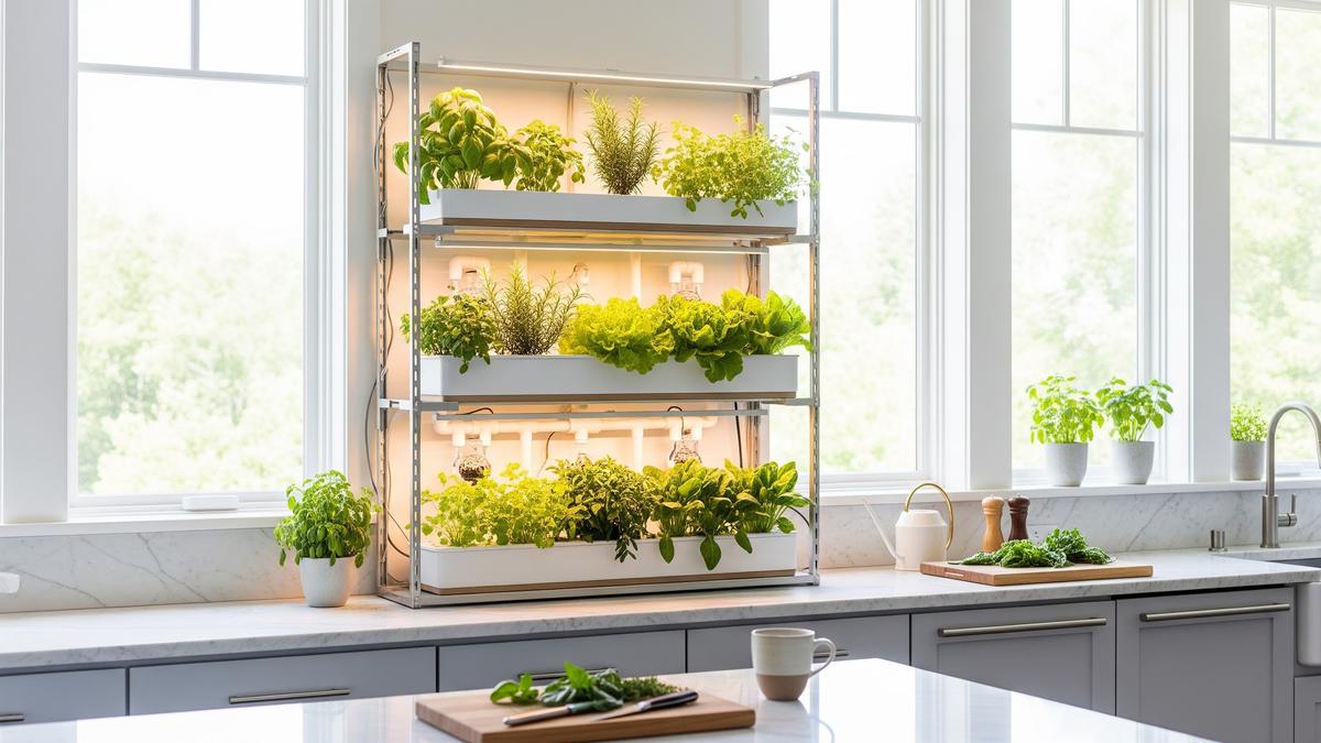 7 Konsep Kitchen Garden di Rumah Mungil Modern, Solusi Hijau Dapur Minimalis