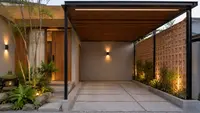 8 Model Carport Bergaya Japandi Modern, Konsep Simpel yang Bikin Halaman Makin Estetik