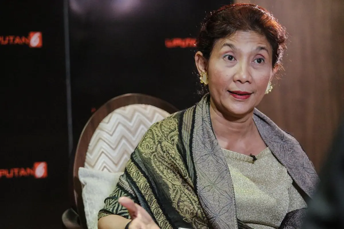 Wawancara Khusus Menteri Kelautan Perikanan Susi Pudjiastuti dengan Liputan6.com. (Faizal Fanani/Liputan6.com)