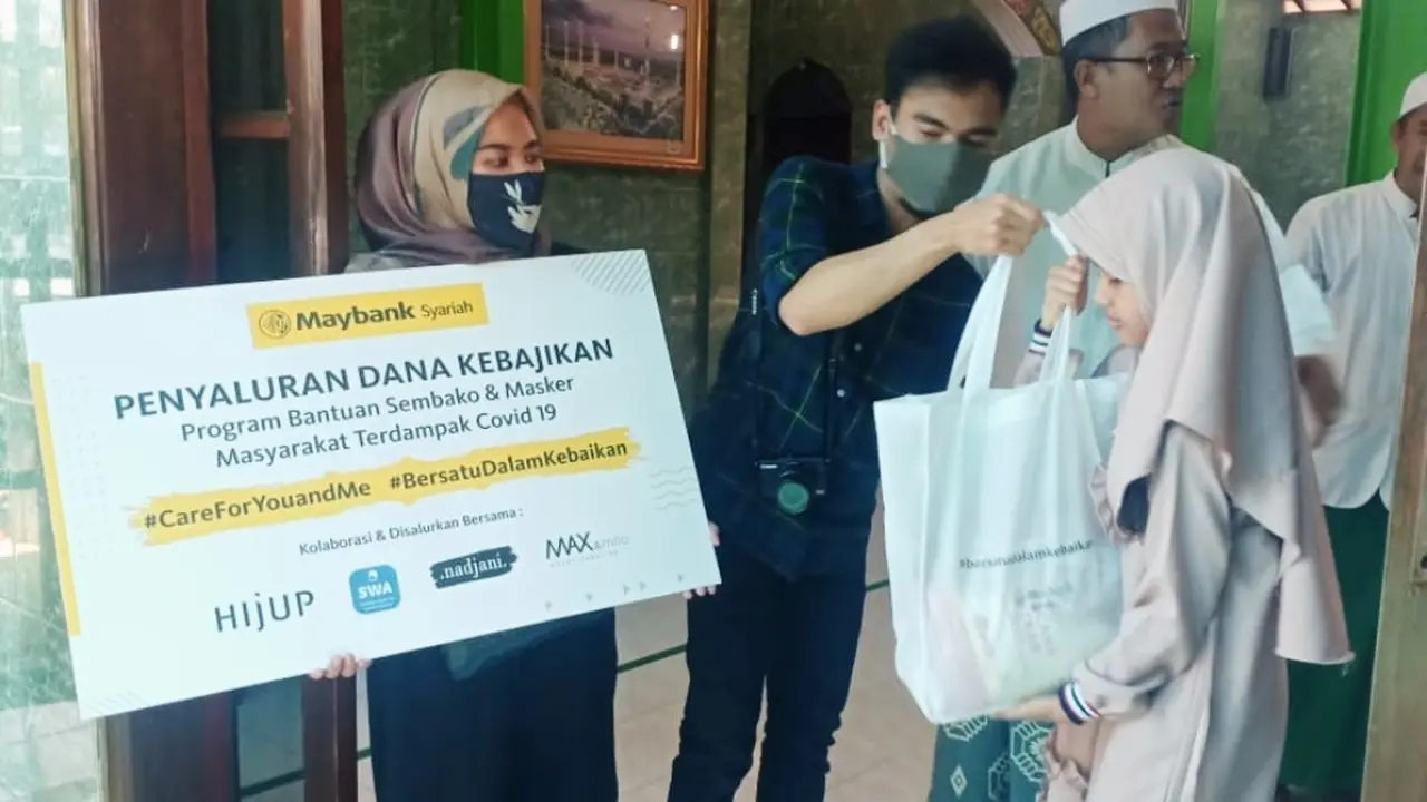 Brand Fashion Kerjasama dengan Bank Syariah Salurkan Donasi ke Panti Asuhan