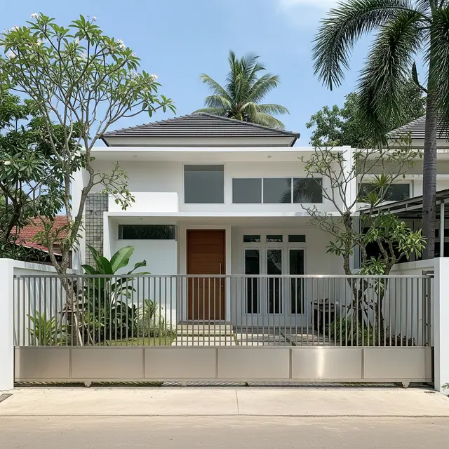 9 Inspirasi Pagar Rumah Anti Ular dari Bahan Stainless Steel, Aman dan Estetis