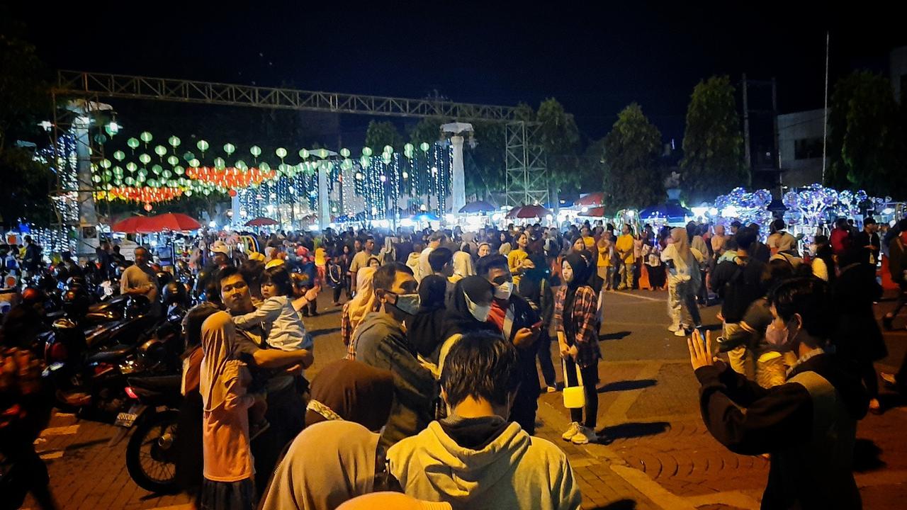 Car Free Night Tahun Baru di Solo