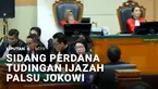 Masih berlangsung, sidang perdana Roy Suryo. Kasusnya, dugaan fitnah dan pencemaran nama baik, terkait tudingan ijazah palsu Joko Widodo.