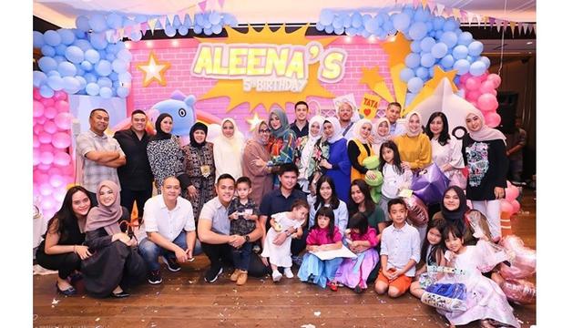 7 Potret Seru Ulang Tahun Anak Olla Ramlan, Pilih Tema BTS