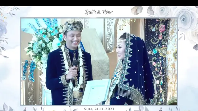 Sah, Adik Nikita Willy Jadi Istri Galih Baghaskara dengan Mas Kawin Rp 250 Juta. (YouTube Nikita Willy Official)