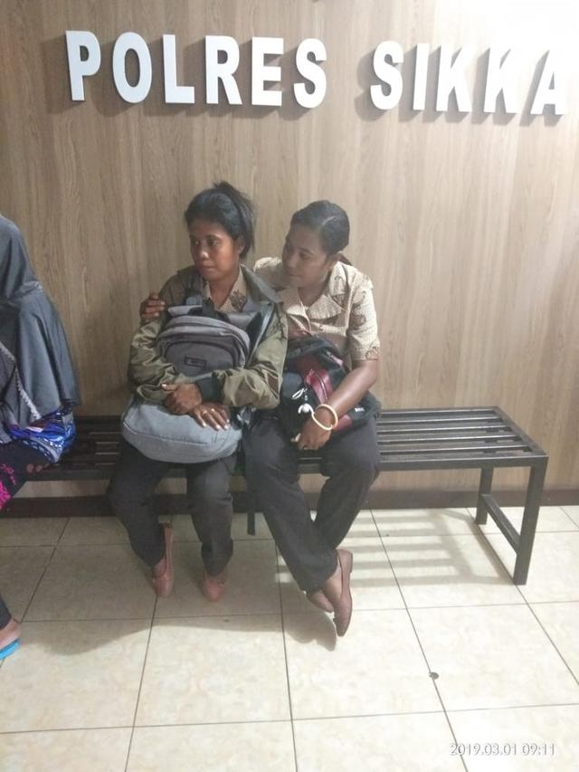 Theresia Pramusrita, guru yang rambutnya dipotong oleh orantua siswa (Amar Ola Keda?Liputan6.com)