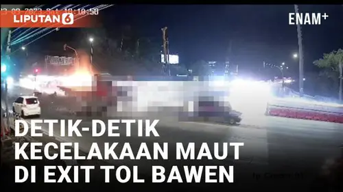 VIDEO: Polisi Ungkap Kronologi Kecelakaan Maut di Exit Tol Bawen