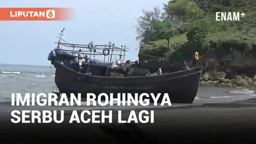 VIDEO: 135 Imigran Rohingya Kembali Serbu Aceh