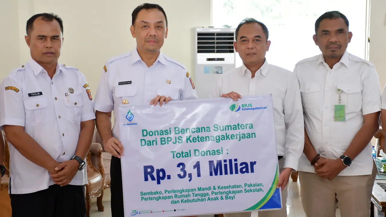 Peduli Sumatera, BPJS Ketenagakerjaan Distribusikan Bantuan Rp3,1 Miliar ke Wilayah Terdampak Bencana