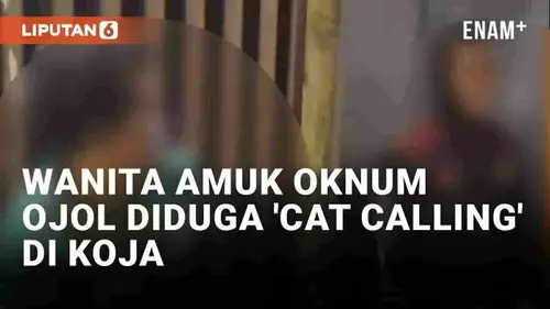 VIDEO: Viral Wanita Amuk Dua Oknum Driver Ojol Diduga 'Cat Calling' di Koja
