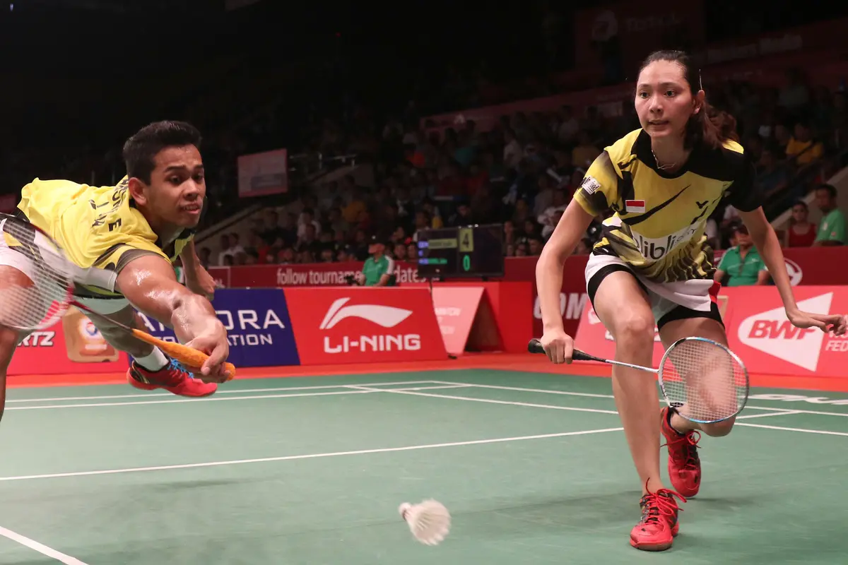 Edi Subaktiar & Gloria Emanuelle Widjaja_(Bola.com/Arief Bagus)