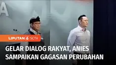 Bakal calon presiden dari Koalisi Perubahan untuk Persatuan, Anies Baswedan menggelar dialog bersama warga di Bandung, Jawa Barat, Minggu (06/08) sore. Dalam dialog ini Anies ditemani Ketua Umum Partai Demokrat, Agus Harimurti Yudhoyono, AHY.