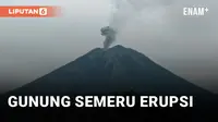 Gunung Semeru Erupsi