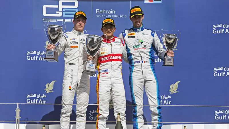 Stoffel Vandoorne, Rio Haryanto, Nathanael Berthon