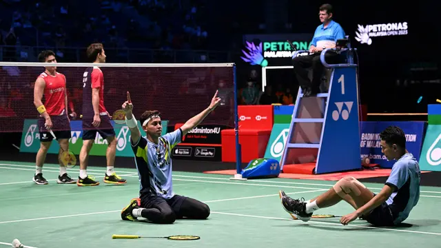 Foto: Fajar / Rian Raih Gelar Juara Perdana Turnamen Super 1000 di Malaysia Open 2023