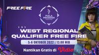 Nonton Live Streaming West Regional Qualifer Free Fire Piala Presiden Esports di Vidio