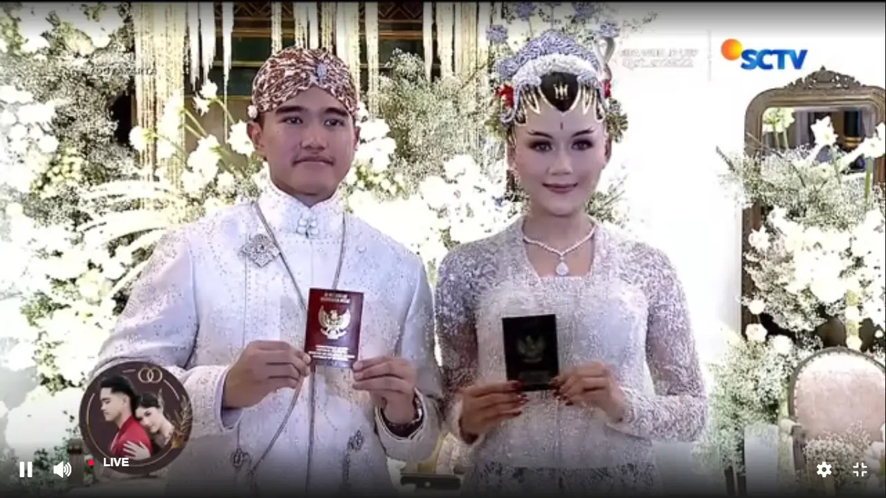 Sah! Kaesang Pangarep dan Erina Gudono Resmi Menikah
