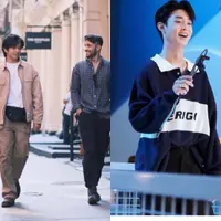 Angga Yunanda, Refal Hady, dan Gabriel Prince di New York, credit: Instagram @erigostore