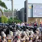 Simulasi Pengamanan Demonstrasi Pemilu 2024. (Dokumentasi Poplda Banten).