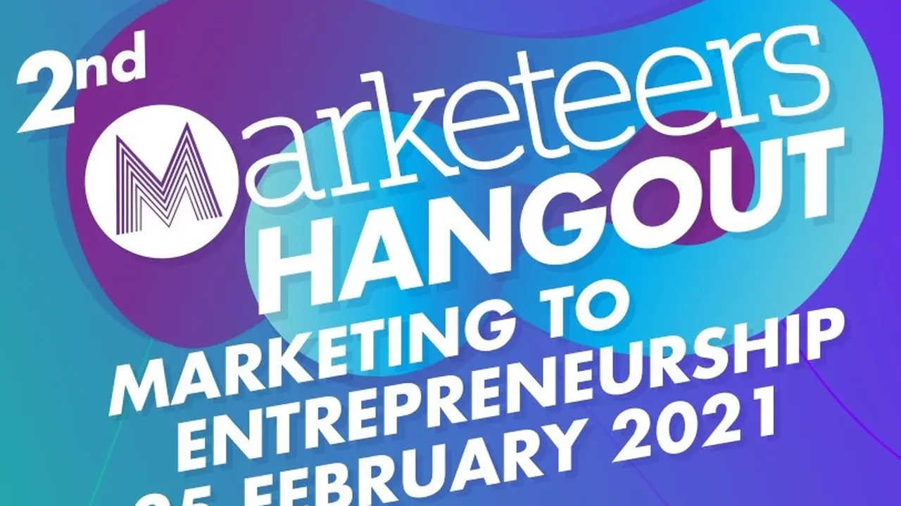 Event virtual Marketeers Hangout 2021.