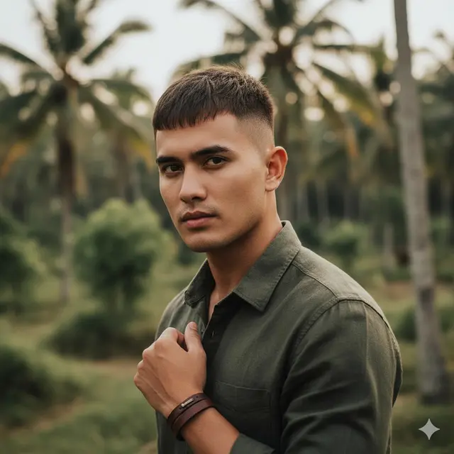 Model Rambut Pria Pendek Rapi 2 Jari