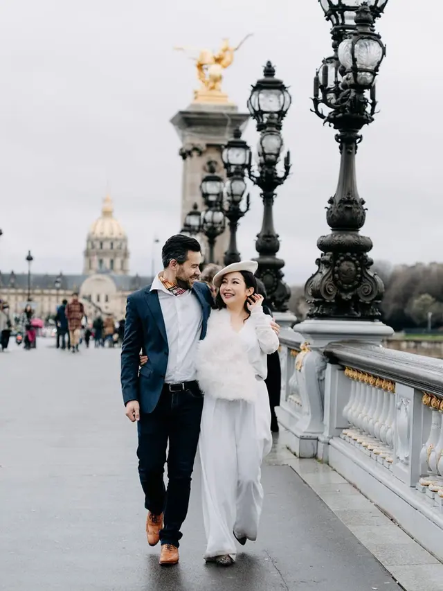 Potret Perjalanan Cinta Chef Marinka dan Peter Lufting. (Sumber: Instagram/peteronemusic)