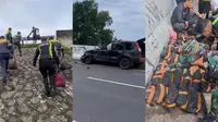 Misteri Kecelakaan Tunggal Mobil Berisi 75.085 Ekstasi di Tol Lampung