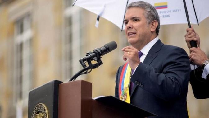Presiden Kolombia baru terpilih, Iván Duque. (AFP)