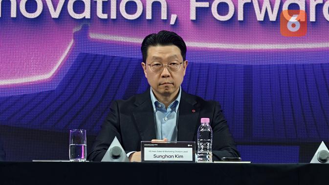 Sunghan Kim, selaku VP, HS Asia Sales & Marketing Division Lead, saat ditemui di sela-sela ajang InnoFest 2026 APAC di Busan, Korea Selatan, Rabu (8/7/2026). (Liputan6.com/ Yuslianson)