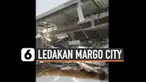 Ledakan besar terjadi di Mal Margo City kota Depok Jawa Barat Hari Sabtu (21/8) sore. Salah satu bangunan restoran di lantai satu rusak berantakan akibat ledakan ini.