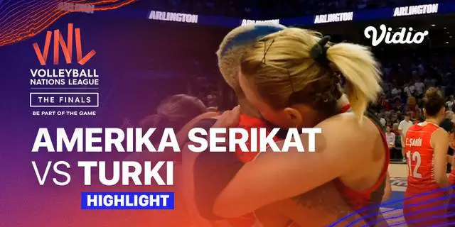VIDEO: Kalahkan Amerika Serikat, Turki Melaju ke Final Volleyball Nations League 2023 Putri