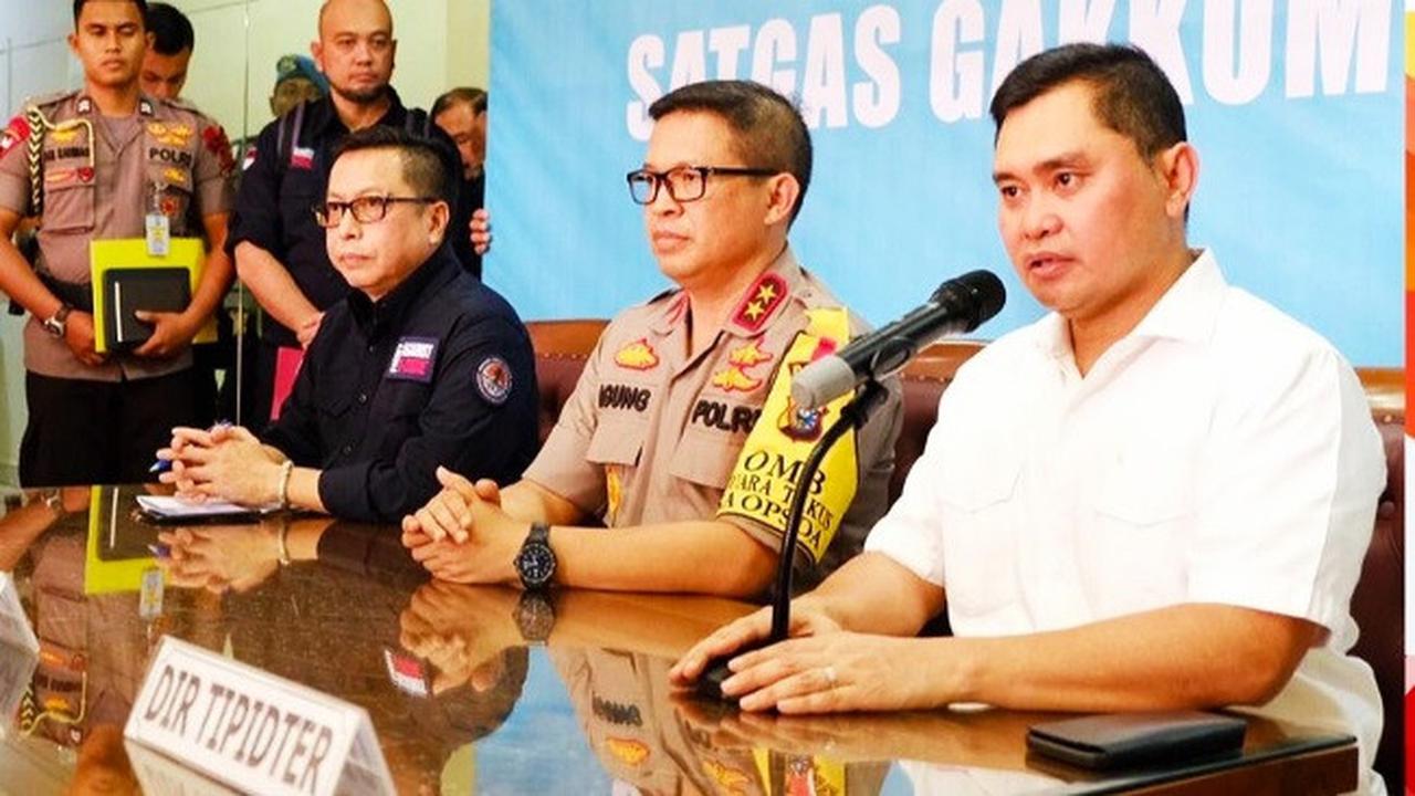 Tim Gakkum Terpadu Karhutla Riau yang terdiri dari Polda, Bareskrim Mabes Polri dan KLHK.