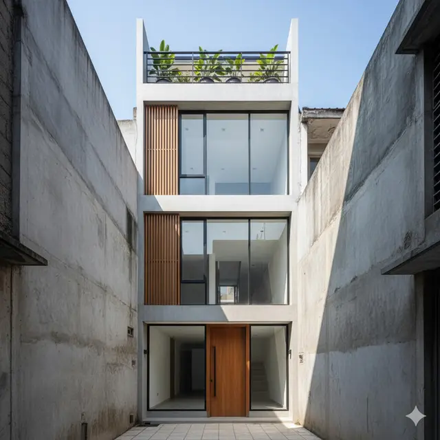 Rumah 3 Lantai Modern