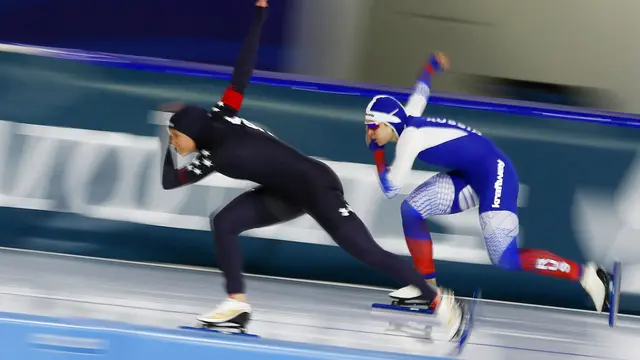 FOTO: Barisan Atlet Cantik di Kejuaraan Dunia Speed Skating Belanda