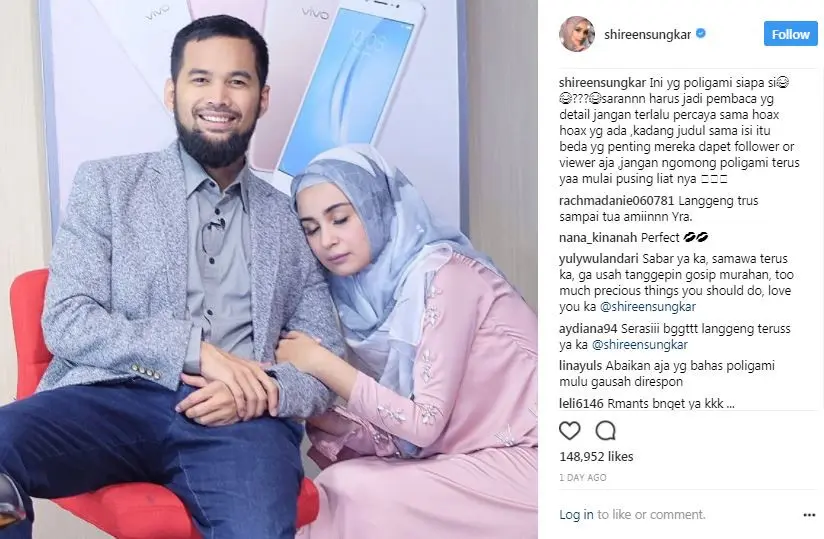 Shireen Sungkar dan Teuku Wisnu (Instagram/@shireensungkar)