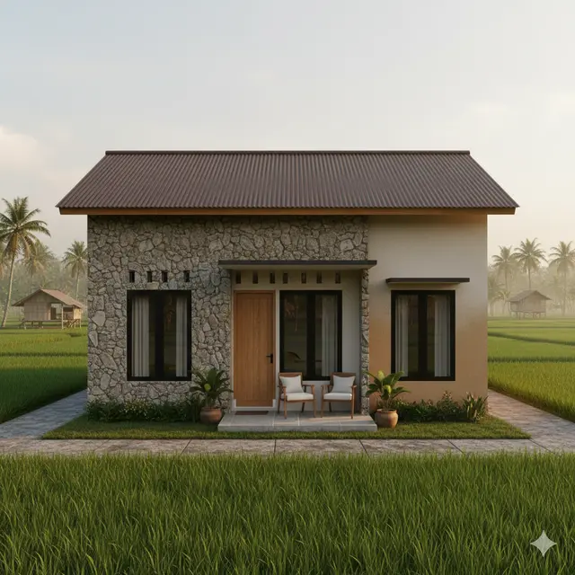 7 Gambar Rumah Minimalis di Kampung, Sederhana tapi Modern dan Bikin Nyaman untuk Keluarga