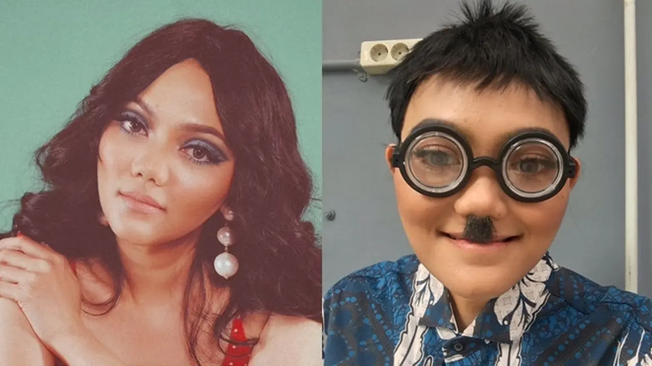 Kerap Tampil Unik, 6 Potret Gaya Rambut Rina Nose Ini Curi Perhatian
