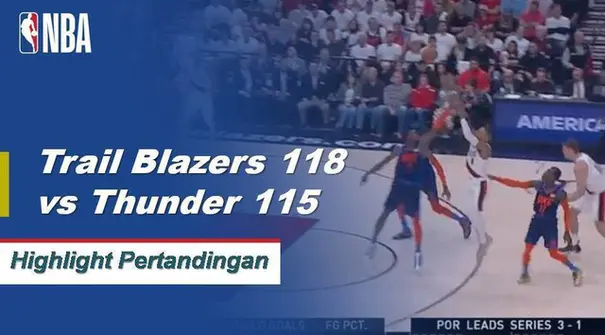 Damian Lillard merobohkan pemenang pertandingan dan mencetak 50 poin untuk memimpin Portland dalam kemenangan Game 5 atas Oklahoma City.
