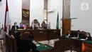 Suasana sidang terdakwa mantan Presiden ACT Ahyudin secara virtual di Pengadilan Negeri Jakarta Selatan, Jakarta, Selasa (15/11/2022). Sidang tersebut beragendakan pembacaan dakwaan terkait perkara dugaan penggelapan dana bantuan Boeing oleh Aksi Cepat Tanggap (ACT) dengan terdakwa mantan Presiden ACT Ahyudin. (Liputan6.com/Herman Zakharia)