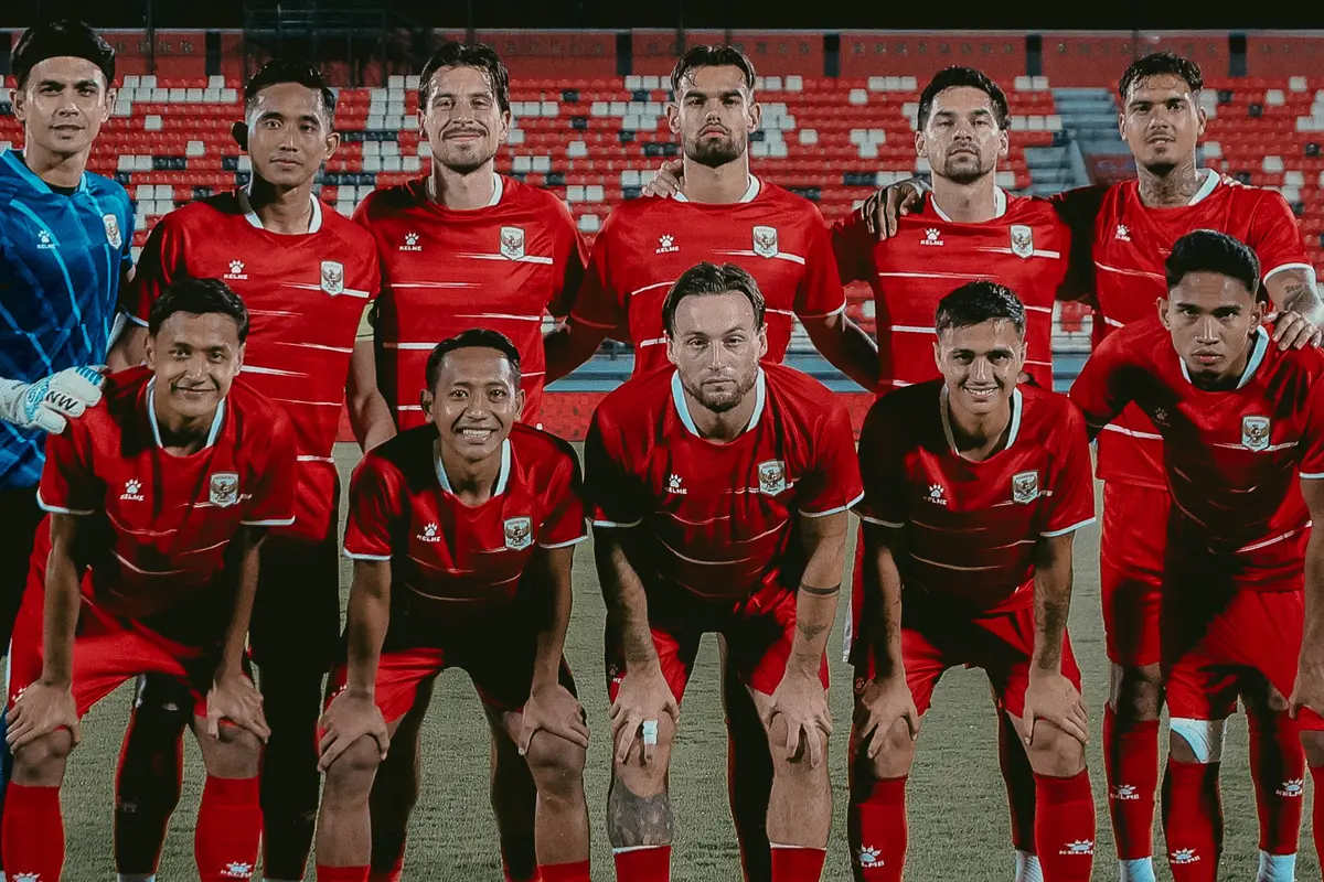 Starting XI Timnas Indonesia melawan Bali United.