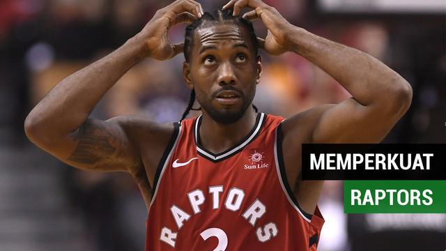 Kawhi Leonard untuk pertama kallinya memperkuat Toronto Raptors di ajang NBA, Rabu (18/10/2018) atau Kamis (18/10/2018) pagi WIB.